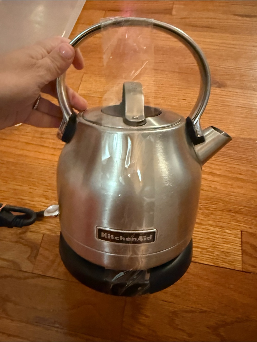 KitchenAid 1.25L Electric Kettle in brushed stainless steel